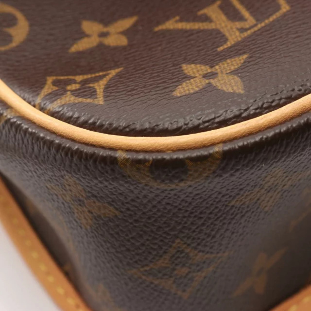 Louis Vuitton Sologne Shoulder Bag Canvas Leather Monogram Brown - Picture 8 of 10
